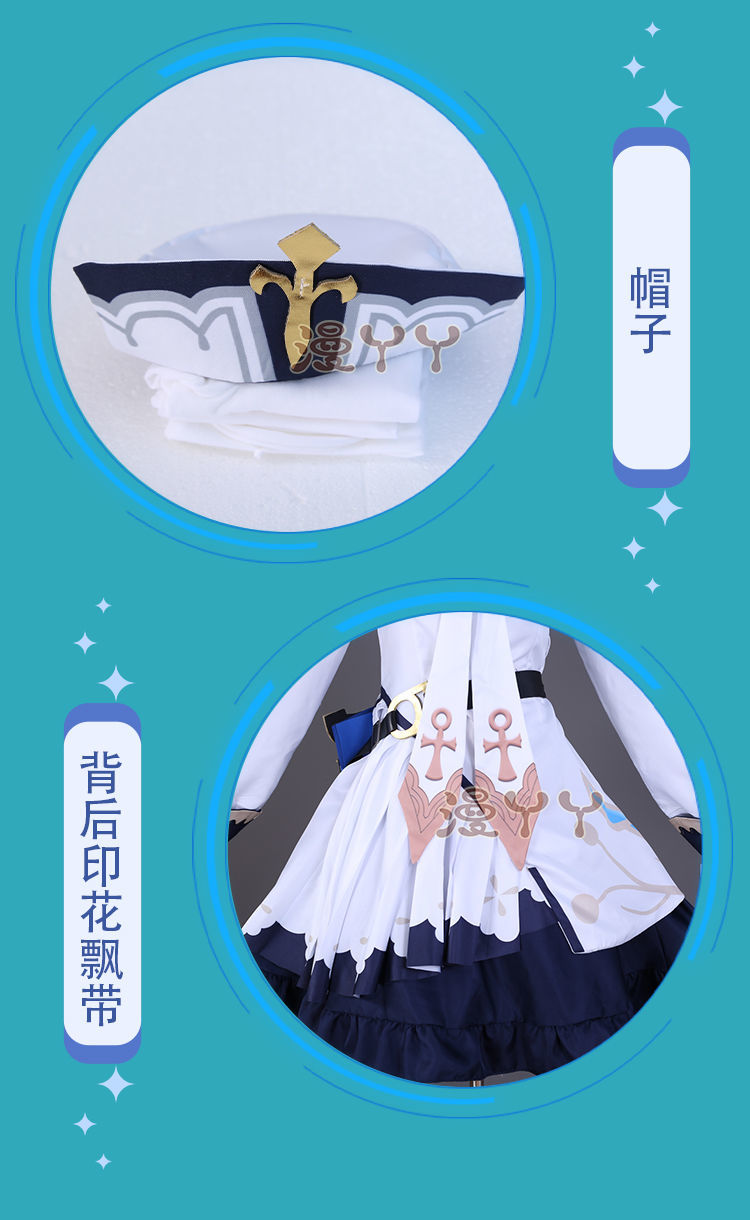 Barbara Cosplay Genshin Impact Costume Adult Carnival Uniform Anime Halloween Party Costumes Masquerade Women Game
