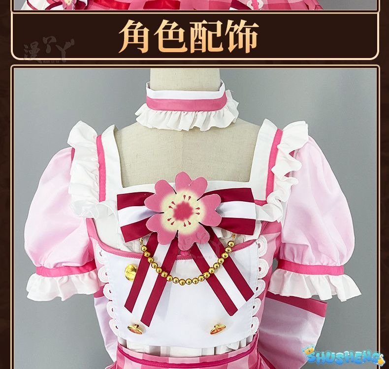 Anime Aikatsu Hoshimiya Ichigo Cosplay Costume Uniform Halloween Party for Women Men Carnival Props