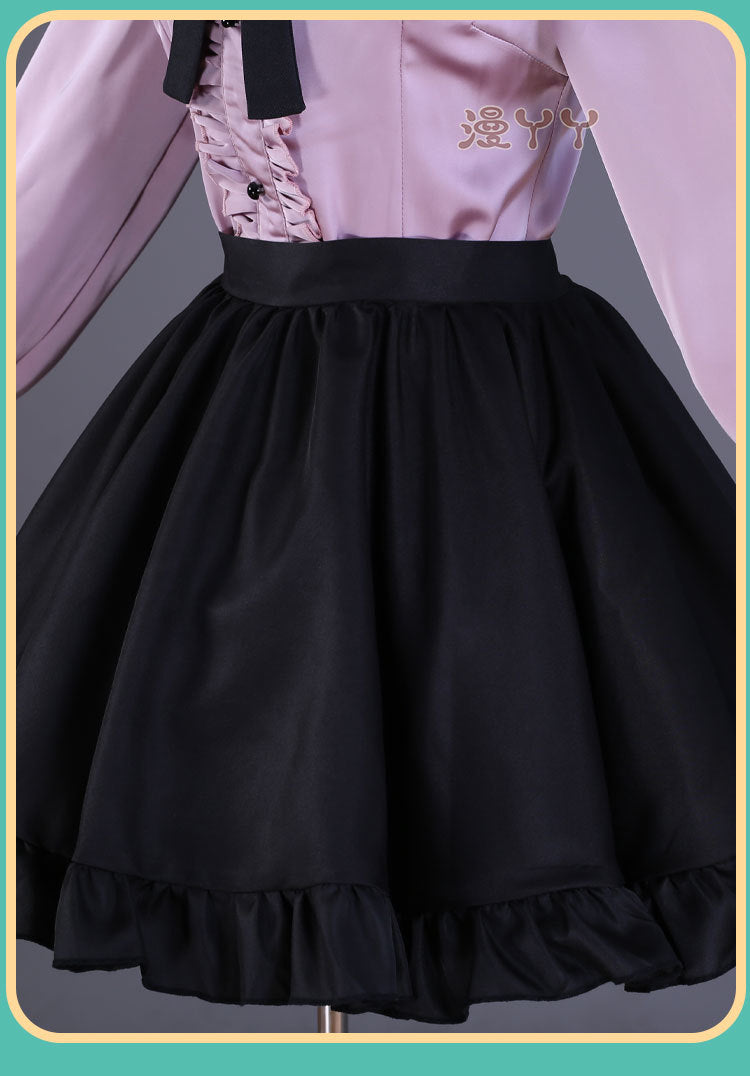 Vampire Miku Cosplay Costume Vocaloid Vampire Miku figure cosplay suit Pink kawaii dress Bowknot uniform