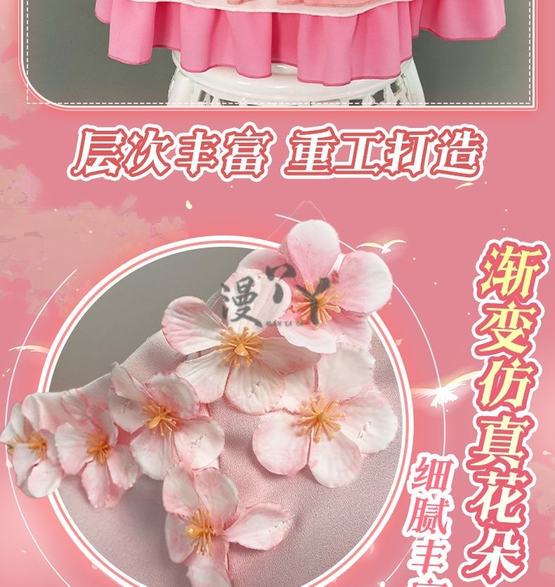 Anime Yosuga No Sora Kasugano Sora Cosplay Costume Girl Sweet Lolita Dress Pajamas Summer Nightgown Ruffle Nightwear Clothes