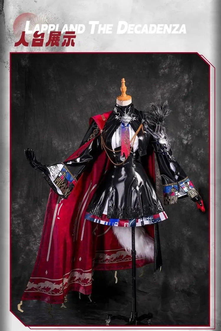 Arknights Lappland The Decadenza Women Cosplay Costume Lappland Cos Game Anime Party Uniform Hallowen Play Role Clothes Clothing