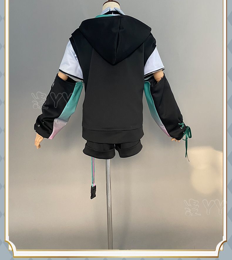 Vtuber VirtuaReal Aza Game Suit Youthful Handsome Fashion Leisure Uniform Cosplay Costume Halloween Party Outfit