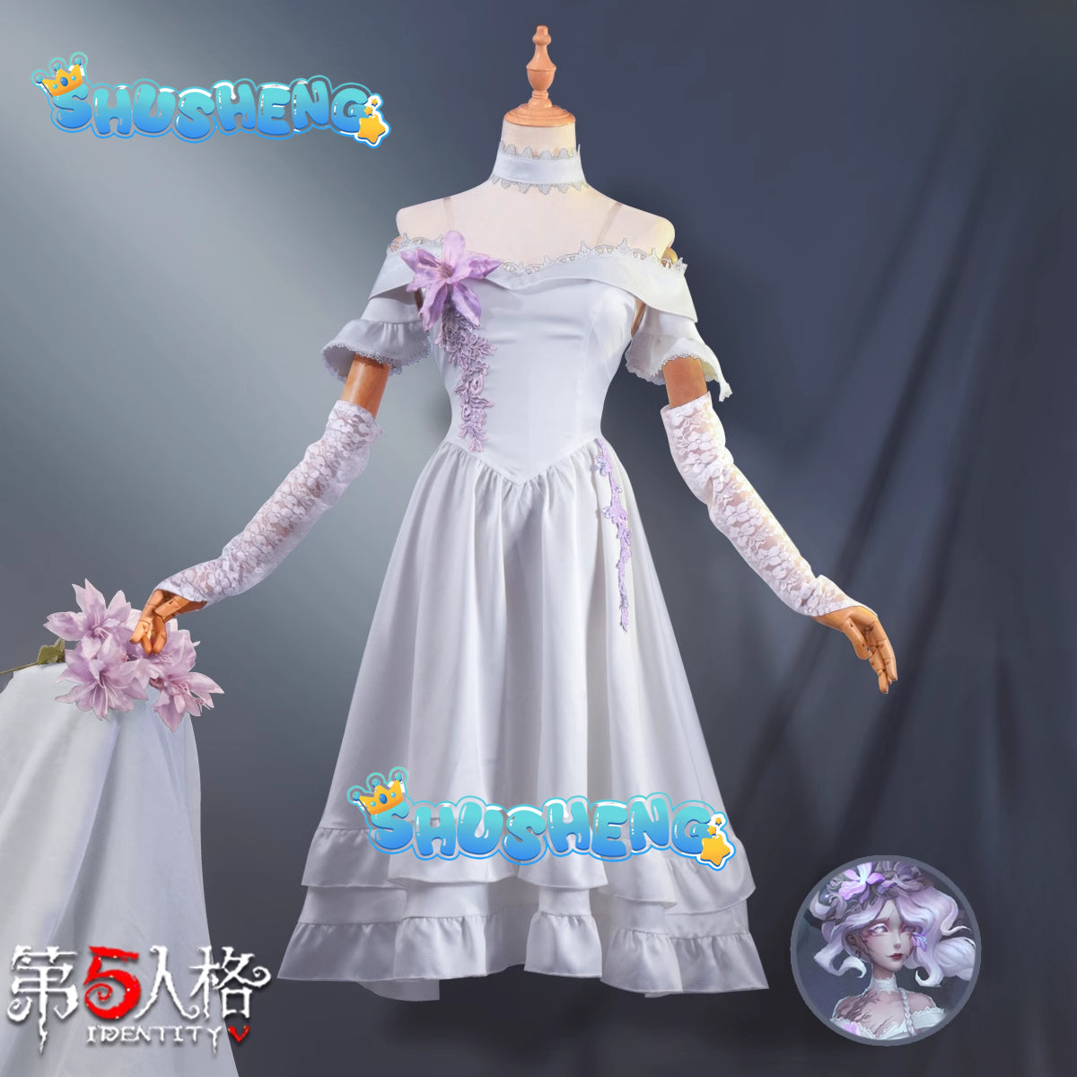 Game Anime Comic Identity V Cosplay Costumes Hunter Naiad Grace Fisherwoman Rosemary Skin Cosplay Costume Uniforms Clothes Suits