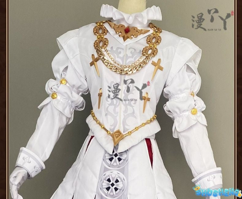 Identity Ⅴ Joseph Desaulniers Photographer Cosplay Costume Halloween party glamorous uniform accessorie props wig men women Set
