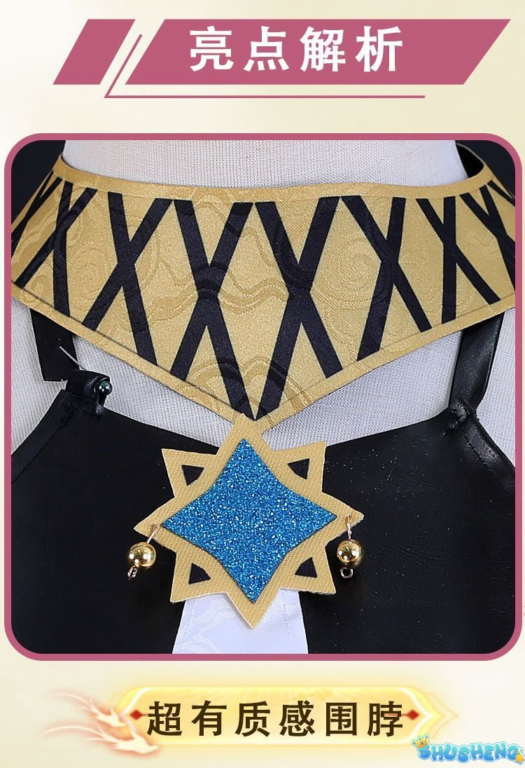 Game Genshin Impact Dori Cosplay Costumes Dori Cosplay Women Uniform Sexy Women Outfit Top Shorts Hat Halloween Cosplay