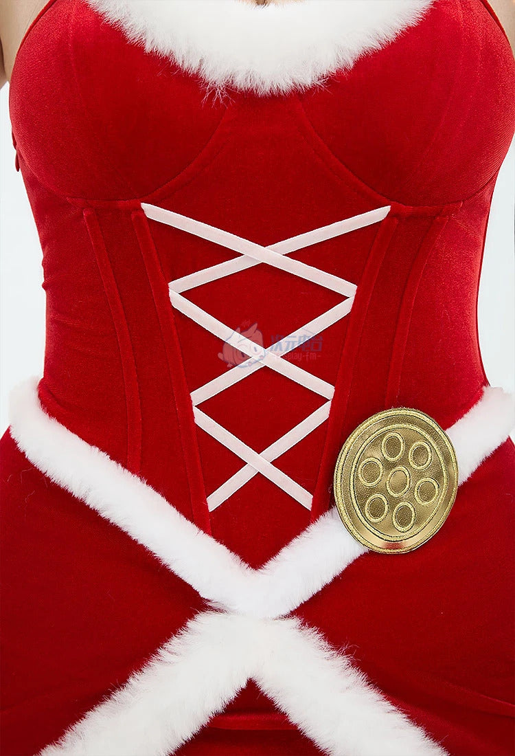 Anime OP Boaa Hancockk Cosplay Costume Women Sexy Christmas Party Dress Accessory Set Winter Warm High Quality Boa·Hancock suit