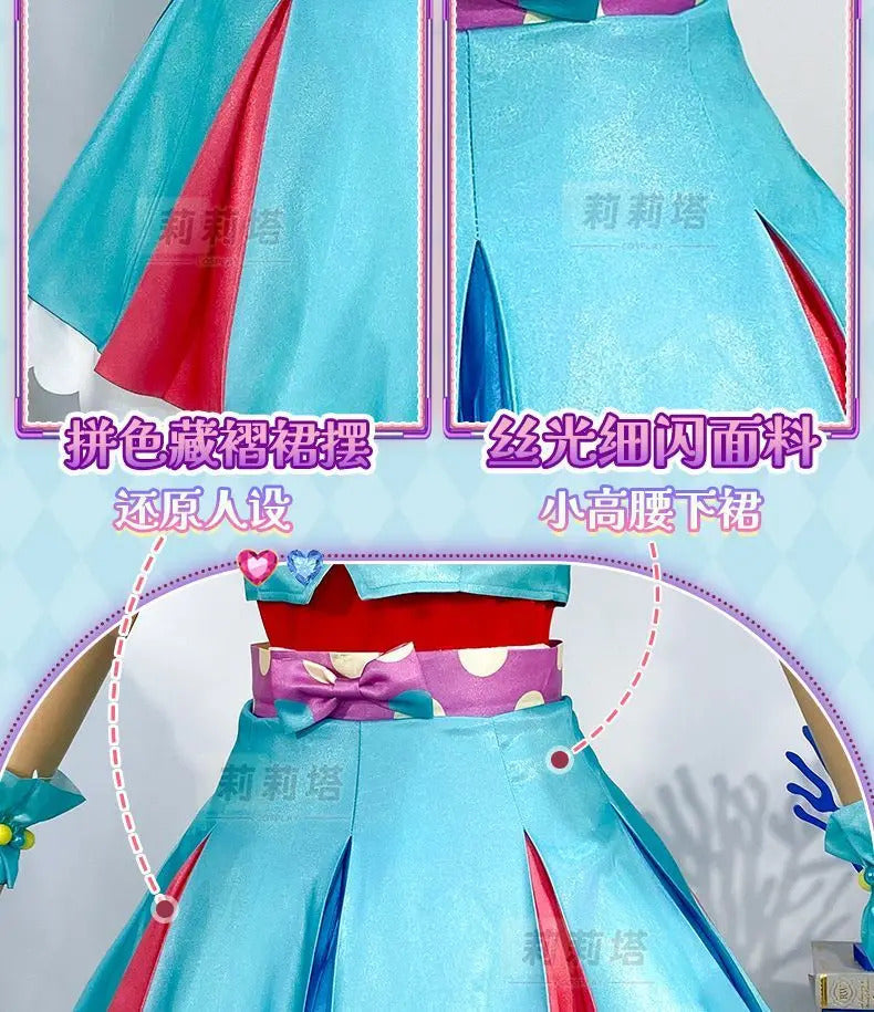 Minami Mirei Anime PriPara cosplay initial costume party Carnival sweet lolita dress accessories props full set woman uniform