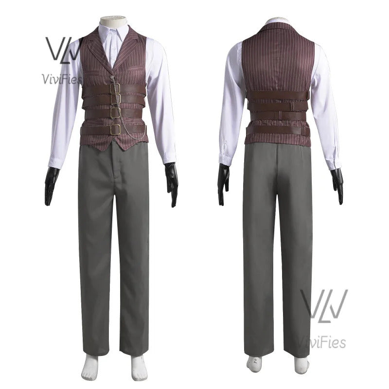 Game Bloodborne Gehrman Cosplay Costume Halloween outfits Women Men New Suit Uniform Accessories and props set in stock