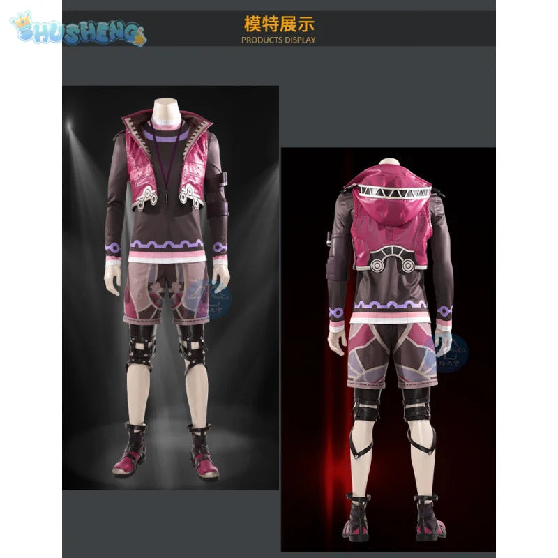 Xenoblade cos Chronicles shulk hero Cosplay Costume Jewelry accessories and props Halloween handsome set