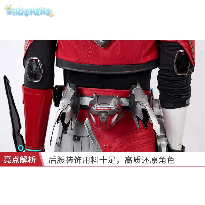 Game Apex legends Luciano Sparrow cosplay costume Coat pants belt gloves necklace props shoes set men woman fantasy New uniform