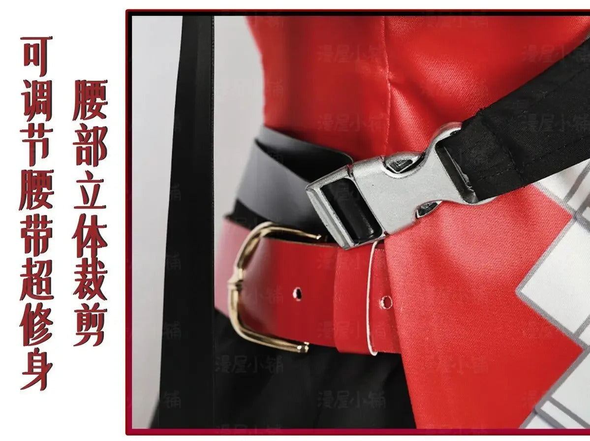 Arknights Nian Cosplay Costume Thunderbolt Director Uniform Halloween Carnival Party Christmas Play Role Clothes Clothing