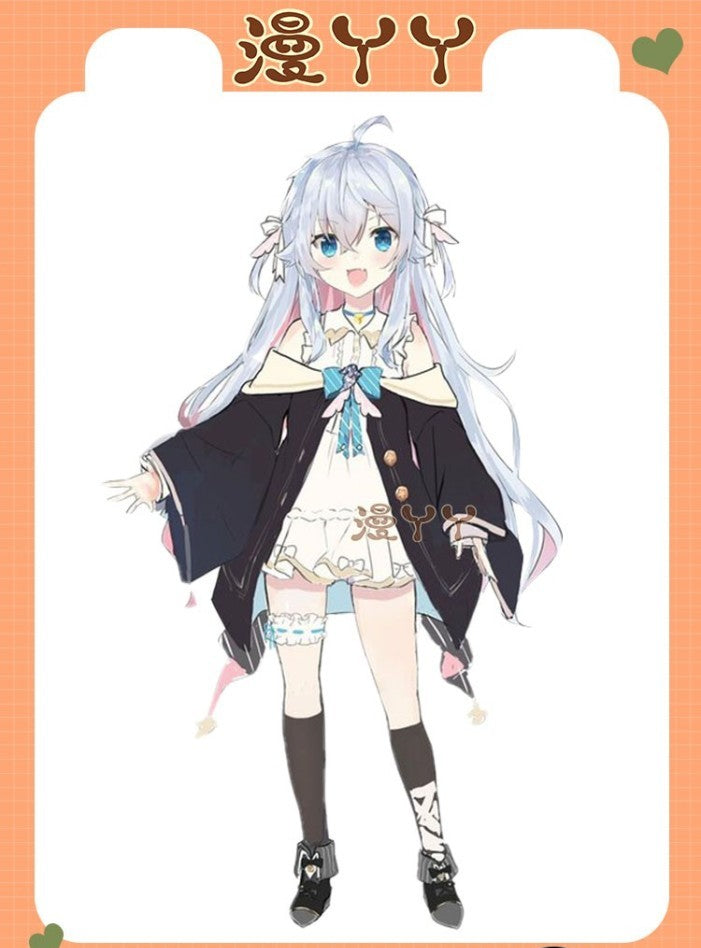 Anime VTuber Kagura Nana Cosplay Costume Artist Skin Sweet Lovely Uniform Dress Carnival Party Role Play Clothing New