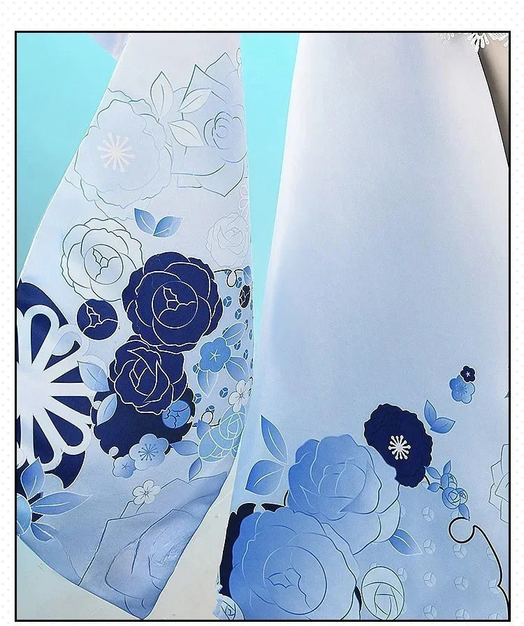 NIKKE:The Goddess of Victory Cinderella Cosplay Costume Halloween Party Elegant Kimono Dress Props Wig Gloves Woman New Uniform