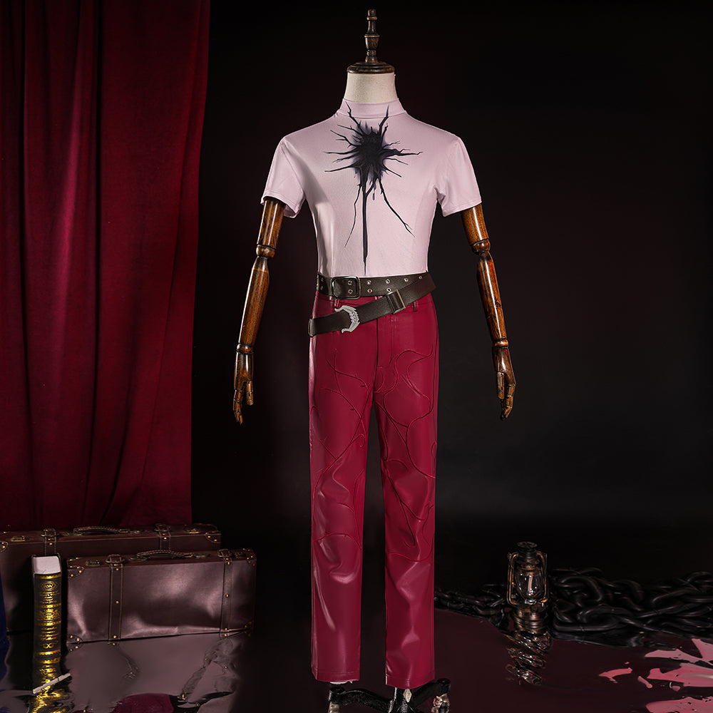 Anime Game Identity V Naib Subedar Mercenary Man In Red Cosplay Costumes Halloween Uniforms Work Clothes Party Pants