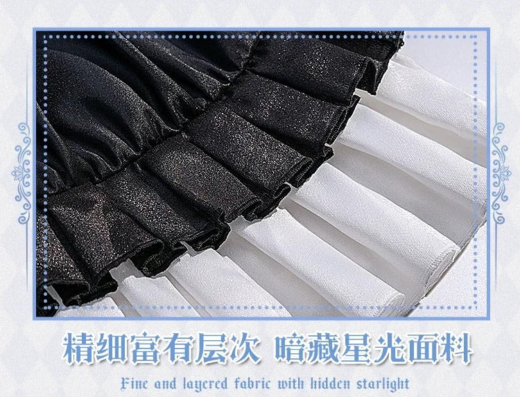 Shusheng-R Anime EVA New Ayanami Rei Cosplay Costume Halloween Party Sweet Lolita dress hat socks necklace prop set men women uniforms
