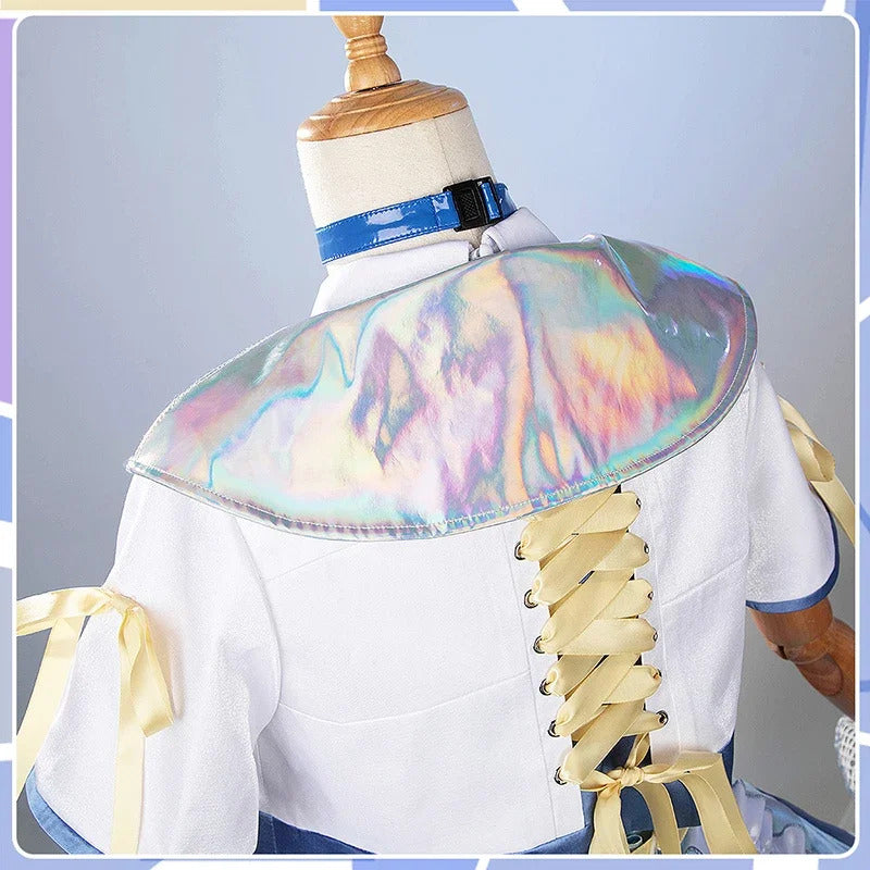 Shusheng-N Gakuen IDOLM@STER Kotone Fujita Cosplay Costume Halloween Carnival Sweet Lolita Dress Accessories Props Wig Men's Women's Set