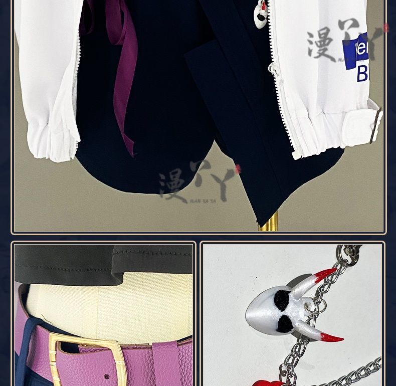 IdentityⅤTracy Reznik Mechanic BLK team Cosplay Costume Glasses Halloween Party Outfit Props Accessories for Boys Girls