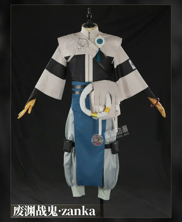 Anime GACHIAKUTA Zanka Cosplay Costume Uniform Halloween Carnival Party Christmas Play Role Clothes Clothing for Men