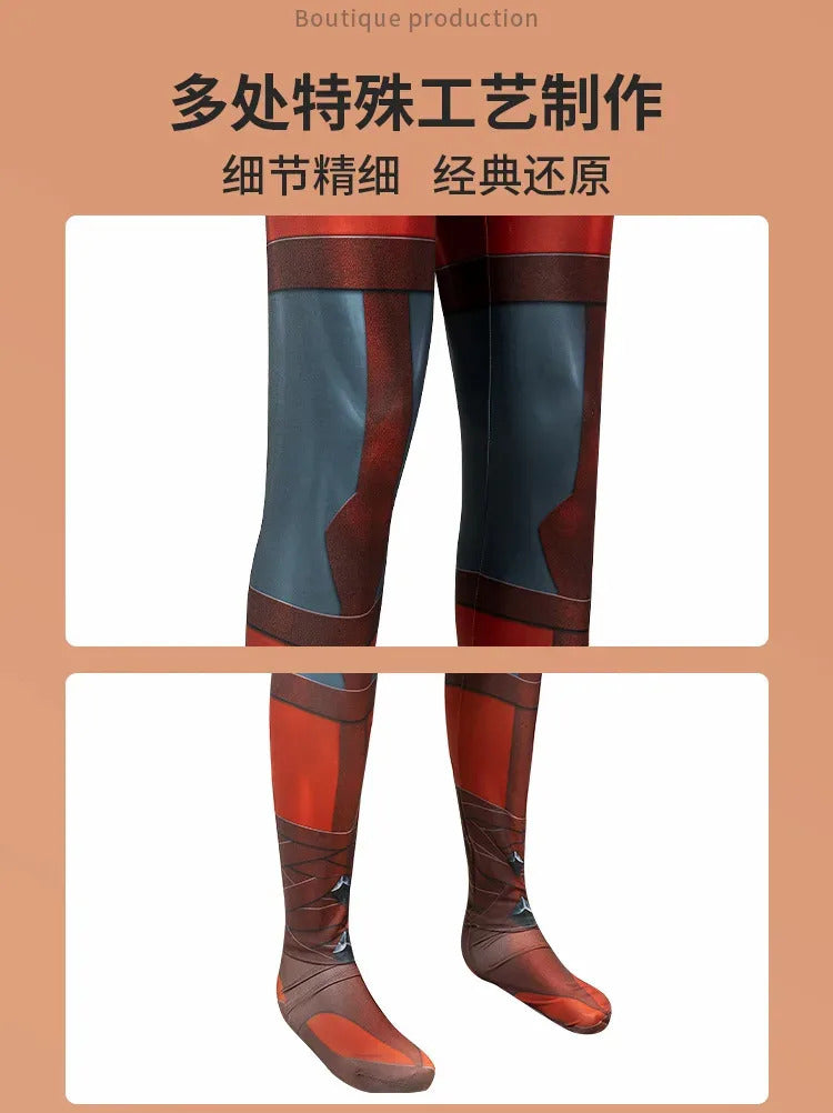 Link Yiga Clan Zelda: Tears of the Kingdom Cosplay Costume Halloween Tight jumpsuit Uniform Men's Fantasy Mask Headset Prop Set