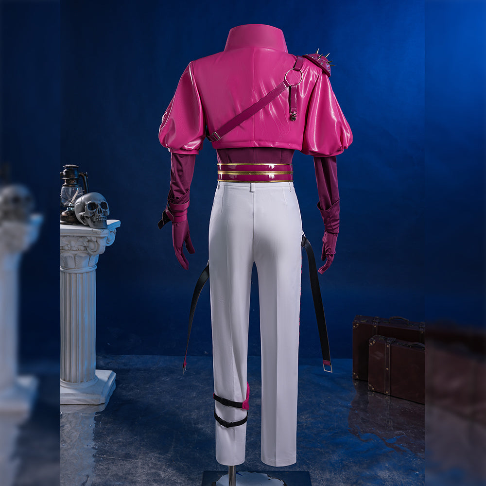 Game identity Ⅴ Aesop Carl embalmer cosplay cyberpunk series costume Halloween men women set accessories props mask new uniform
