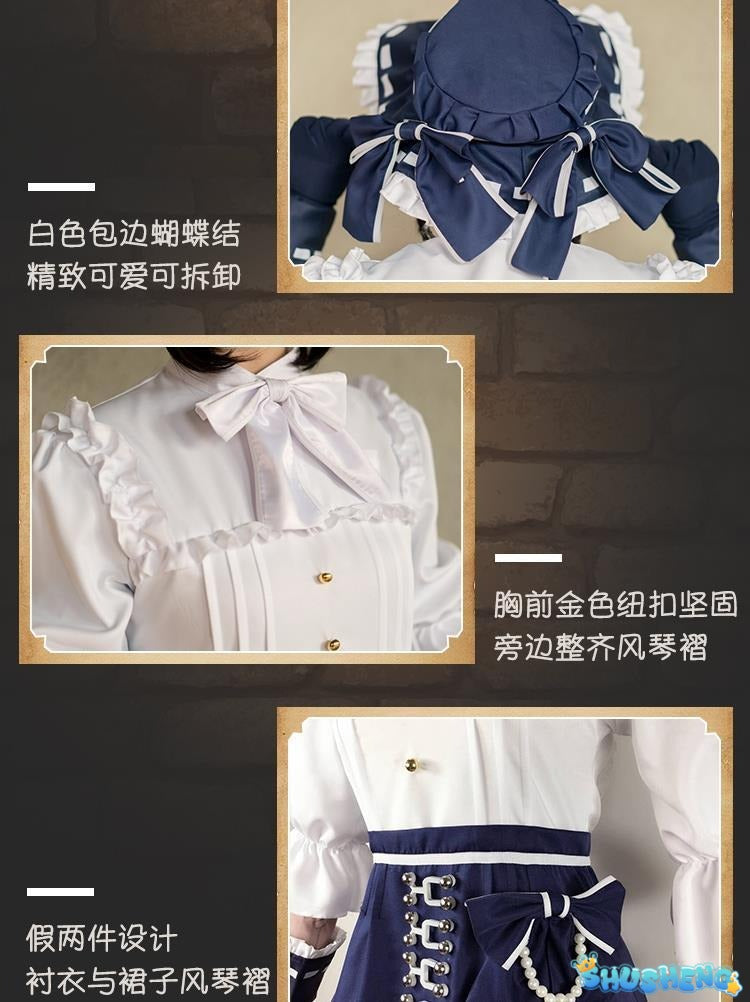 Anime Game Identity V Gardener Emma Woods Lolita Dress Lovely Uniform Cosplay Costume Role Play For Women