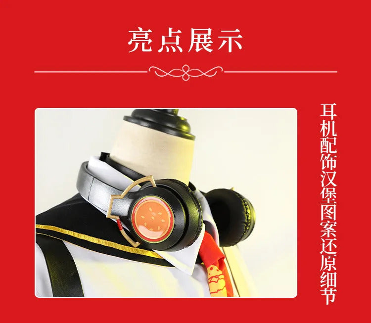Anby Demara Cosplay Zenless Zone Zero co-branded Costume Party Christmas Cute Set Accessories Props Full Set Woman Man Uniform