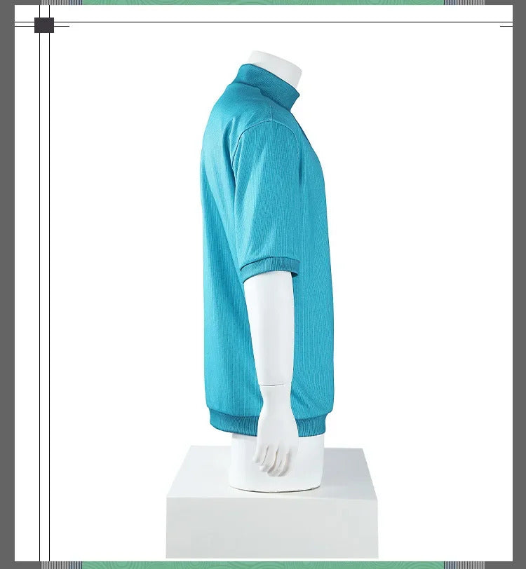 Steve Movie Cosplay Costume Halloween Carnival casual blue short sleeved men's and women's fashionable T-shirt