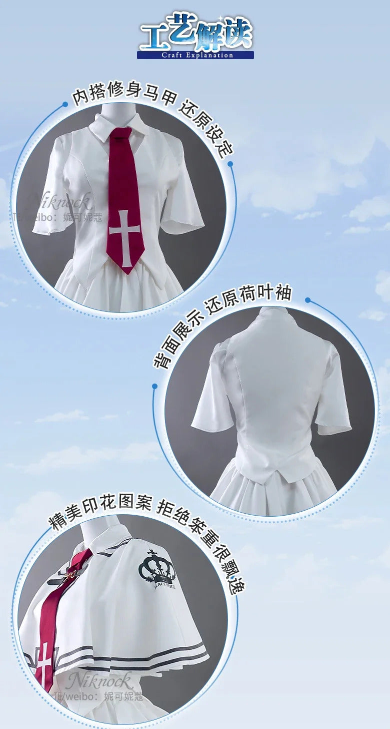 Minakami Yuki Takashima Zakuro Wonderful Everyday Down the Rabbit-Hole cosplay costume Halloween Woman Sweet JK Dress Uniform
