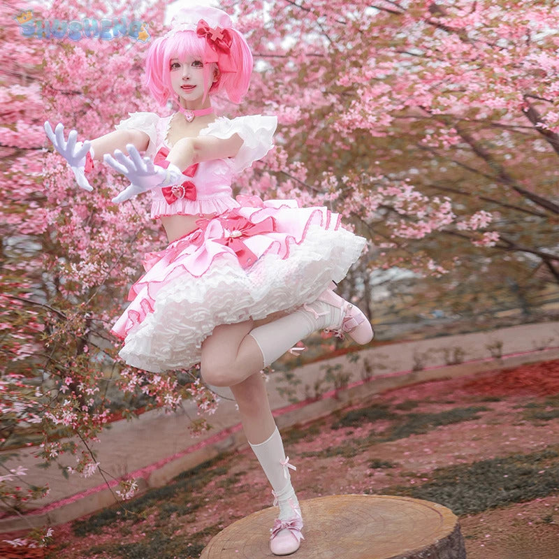 Hinamori Amu Anime Shugo Chara Cosplay Costume Wig skirt support accessories Halloween Christmas adult gift Cute Pink Lolita set