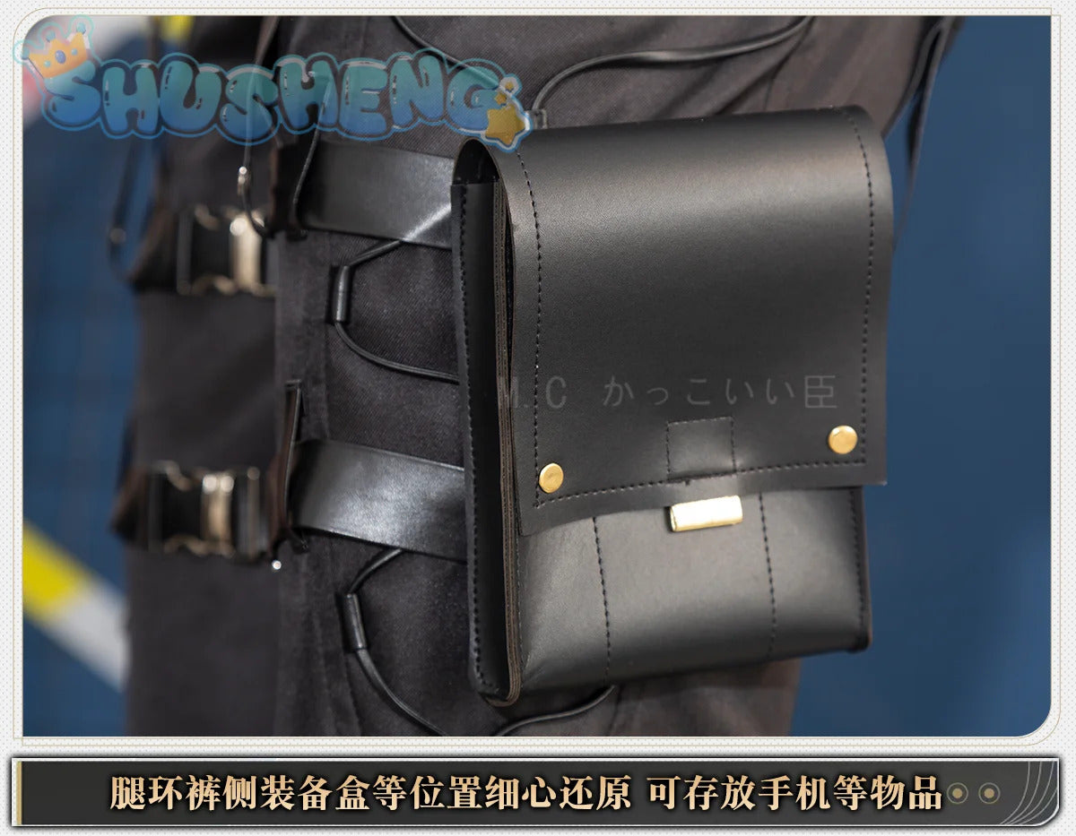 Wuthering Waves Aalto Intelligence Merchant Cosplay Costume Fashionable Handsome Accessories Props Halloween Party Men Uniform