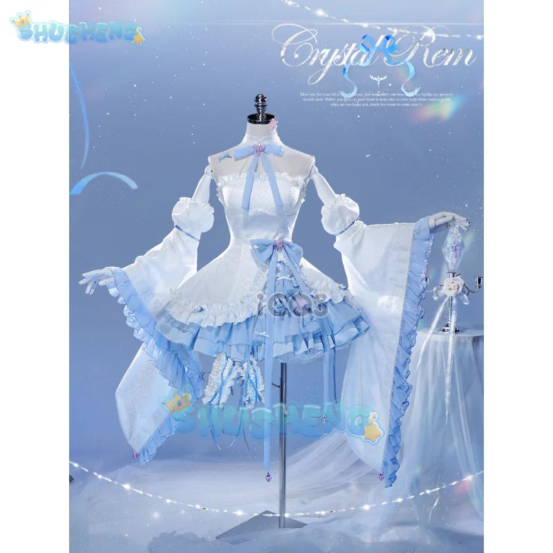 Rem Cosplay Costume Re -Starting Life in Another World Uniform Halloween Carnival Party Christmas Play Role Clothes Clothing