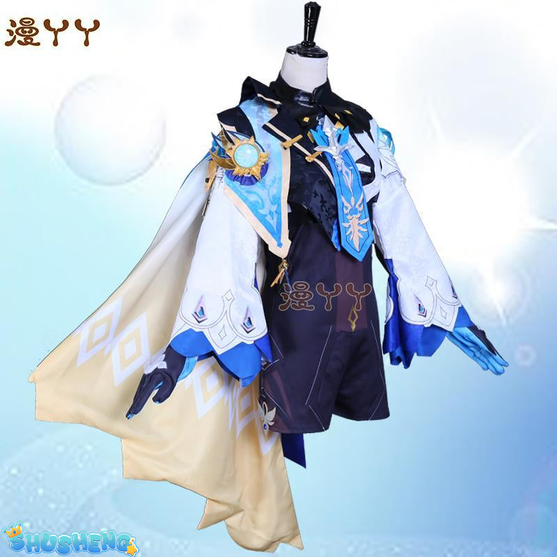 Anime Genshin Impact Eula Game Suit Uniform Cosplay Costume Halloween Carnival Costume For Women
