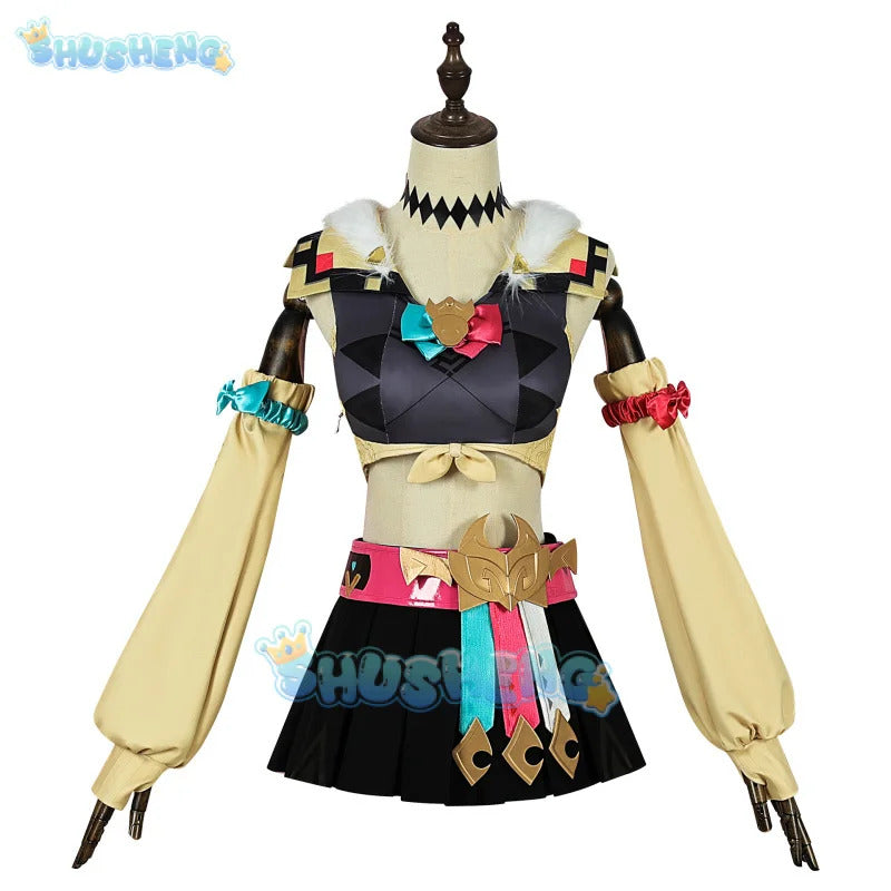 Genshin Impact Varesa Cosplay Costume Uniform Halloween Carnival Party Christmas Play Role Clothes Clothing for Women