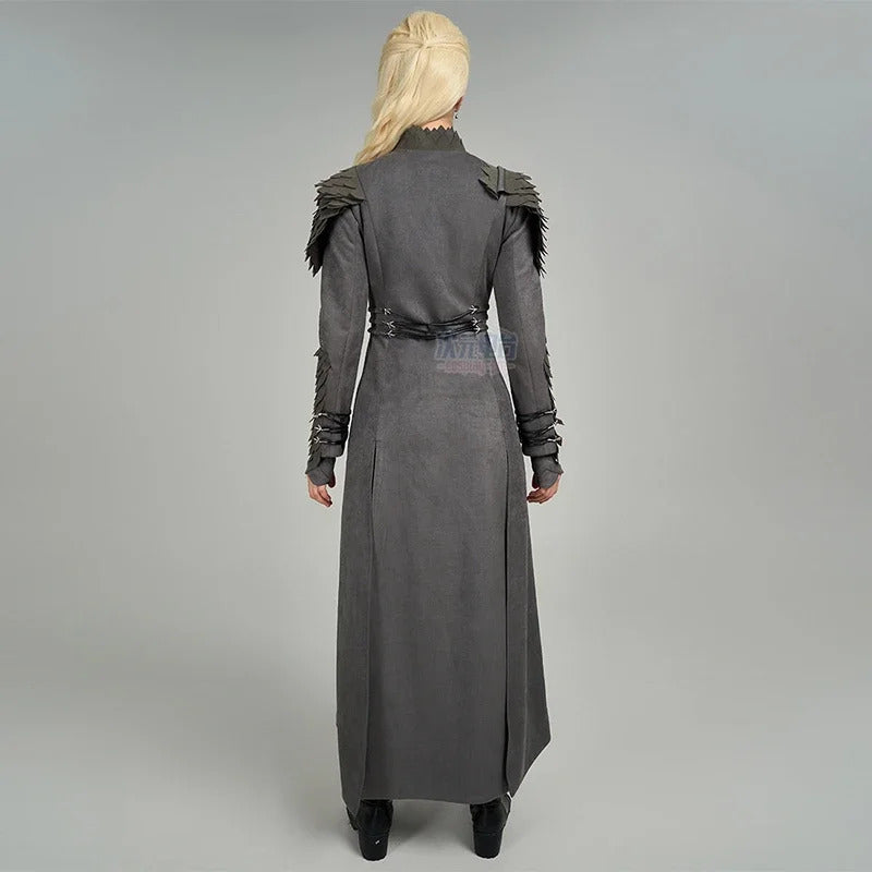 Shusheng-R Rhaenyra Targaryen Cosplay Fantasy Women Costume Houses Cos Dragon Rhaenyra Fantasia Halloween Fashion Dress Uniform Prop Set
