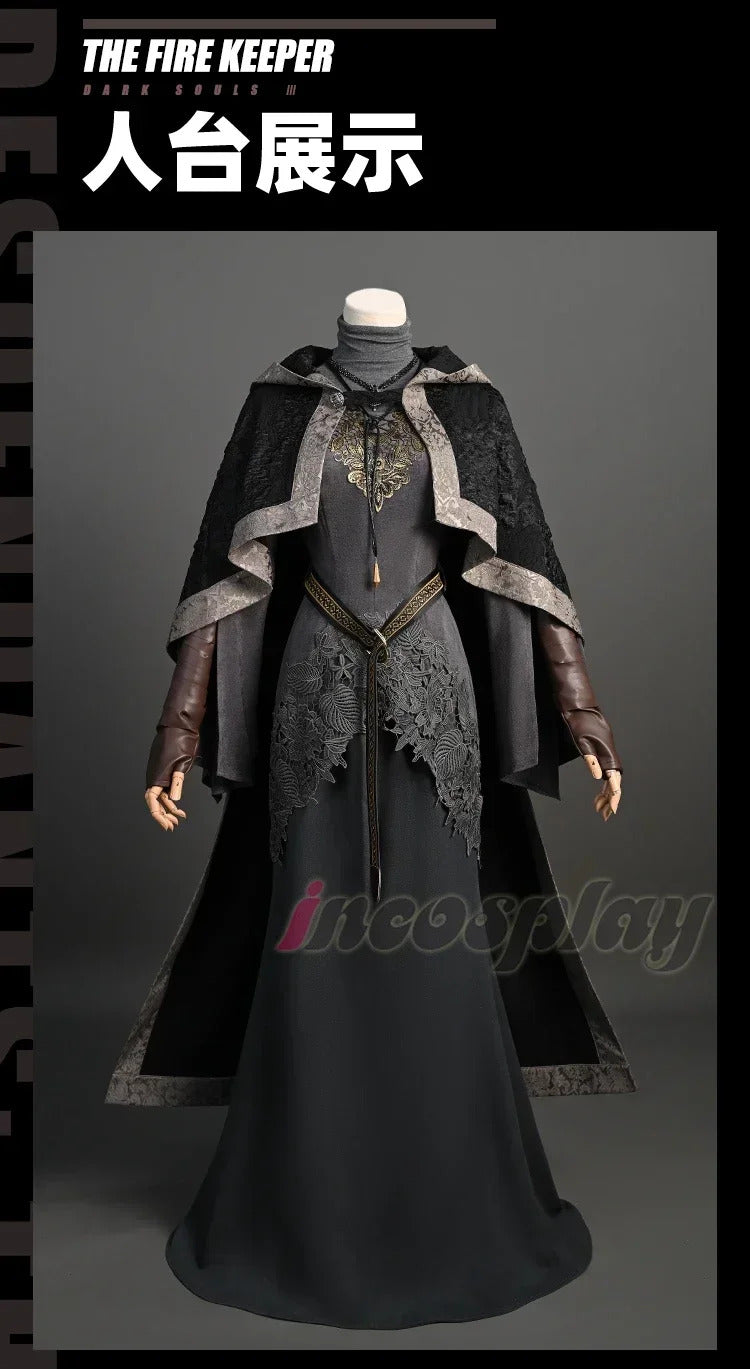 The Fire Keeper Dark Souls Ⅲ Cosplay Costume Uniform Halloween Carnival Party Christmas Play Role Clothes Clothing for Women