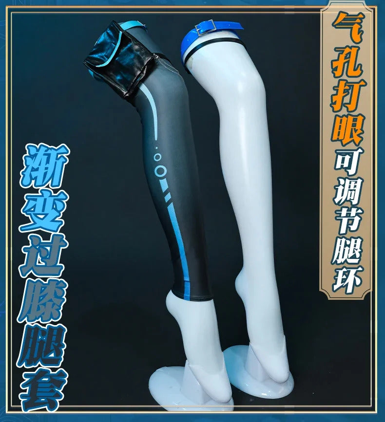 Genshin Impact Wanderer Balladeer Cosplay Kabukimono Costume Halloween Fashion DJ New Props Wig Accessories Men Women Uniform