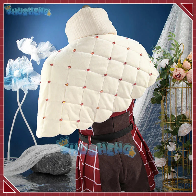 Shusheng Vtuber Nijisanji Uduki Kohh MV Game Suit Lovely Uniform Cosplay Costume Halloween Carnival Party Role Play Outfit