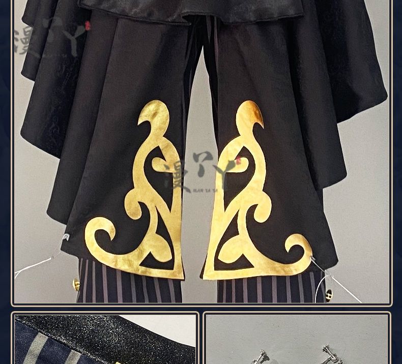 Game Identity V Demi Bourbon Cosplay Costume Barmaid True Proof New Skin Uniforms Costume Suits Black Clothes