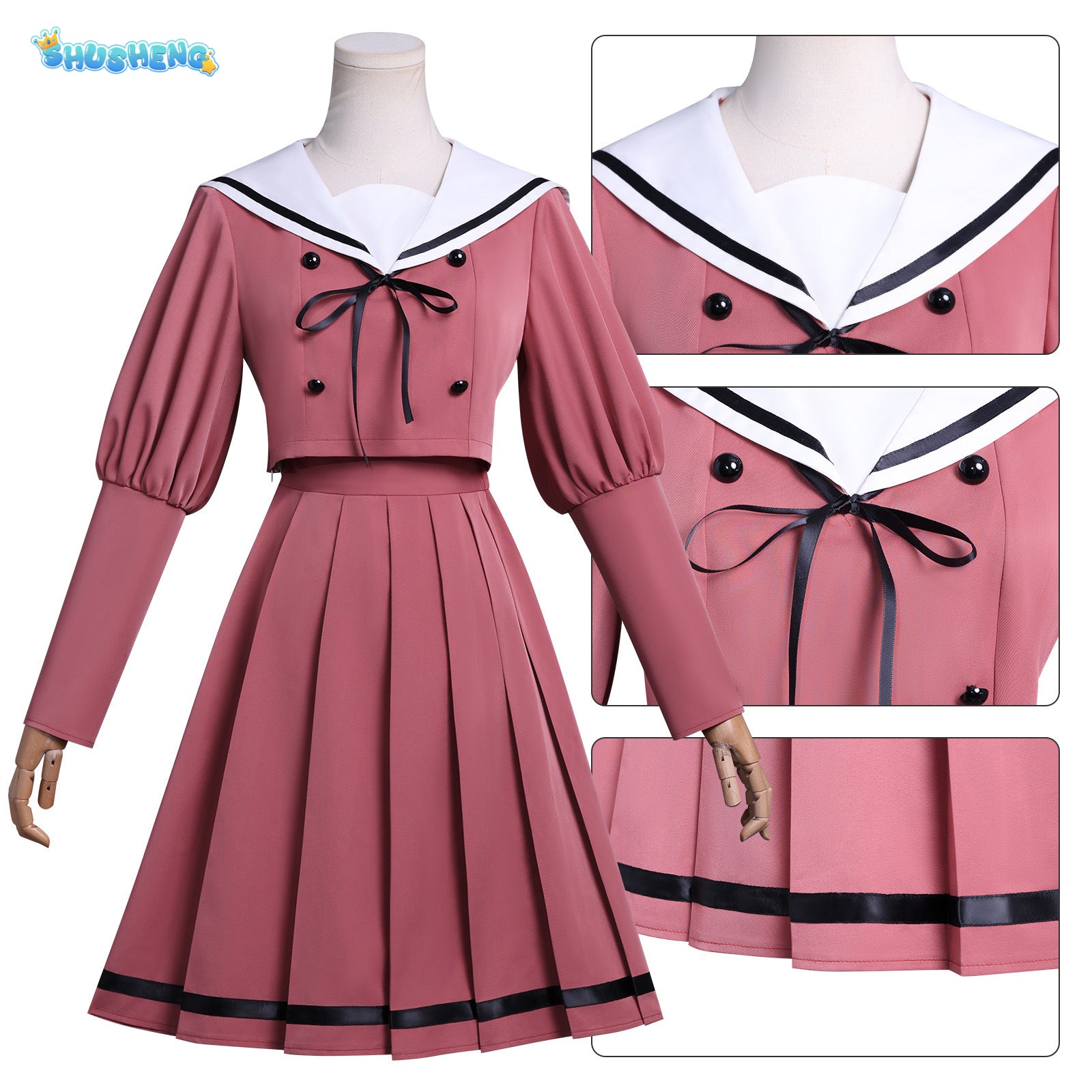 Waguri Kaoruko Cosplay Costume The Fragrant Flower Blooms With Dignity JK Uniform Carnival Women Casual Daily Set