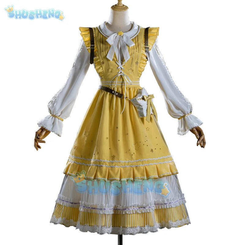 Game Identity V Anne Lester Seer Toy Merchant Cosplay Costume Uniform Halloween Carnival Party Christmas Play Role Clothing