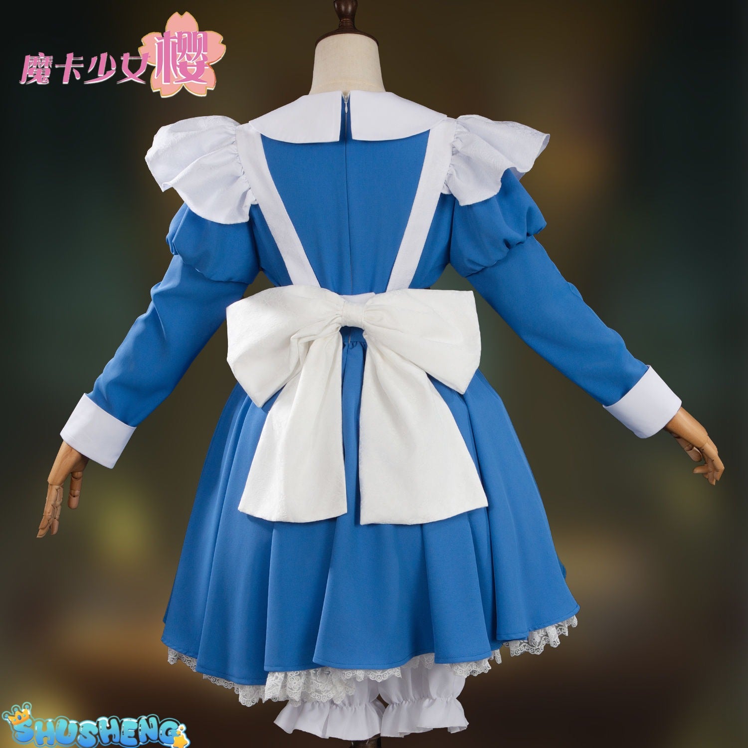 Cardcaptor Sakura Anime Cos KINOMOTO SAKURA Cosplay Costume Halloween Uniform Custom Size