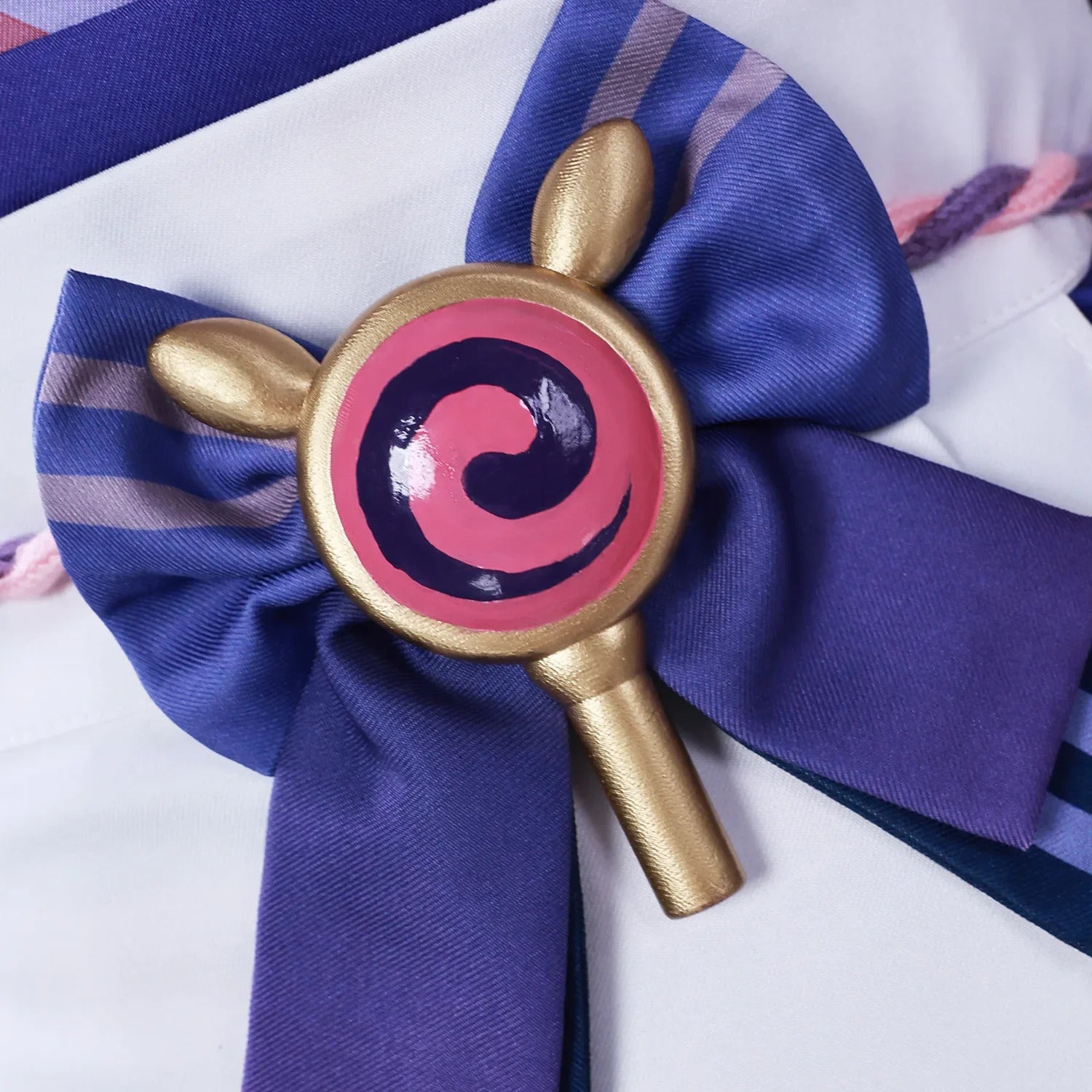 Shusheng-R Game Genshin Impact Yumemizuki Mizuki New role Cosplay Costume Wig, Ear Props, Accessories Dress Halloween Women Sexy Sweet set