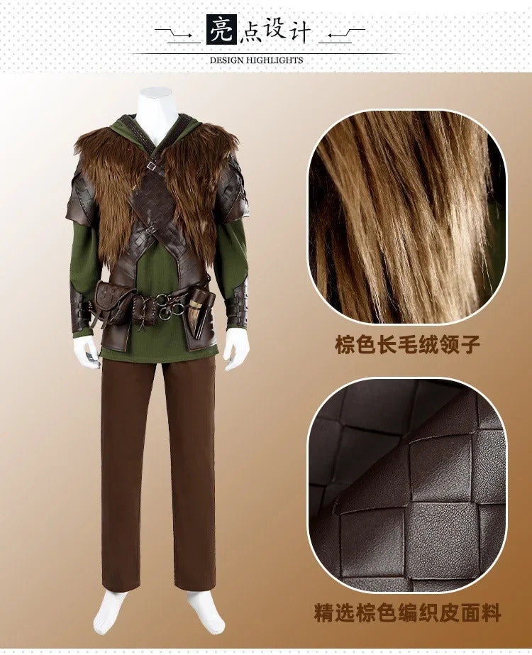 Movie How to Train Your Dragon Hiccup Cosplay Costume Uniform Halloween Carnival Party Christmas Play Role Clothes Clothing