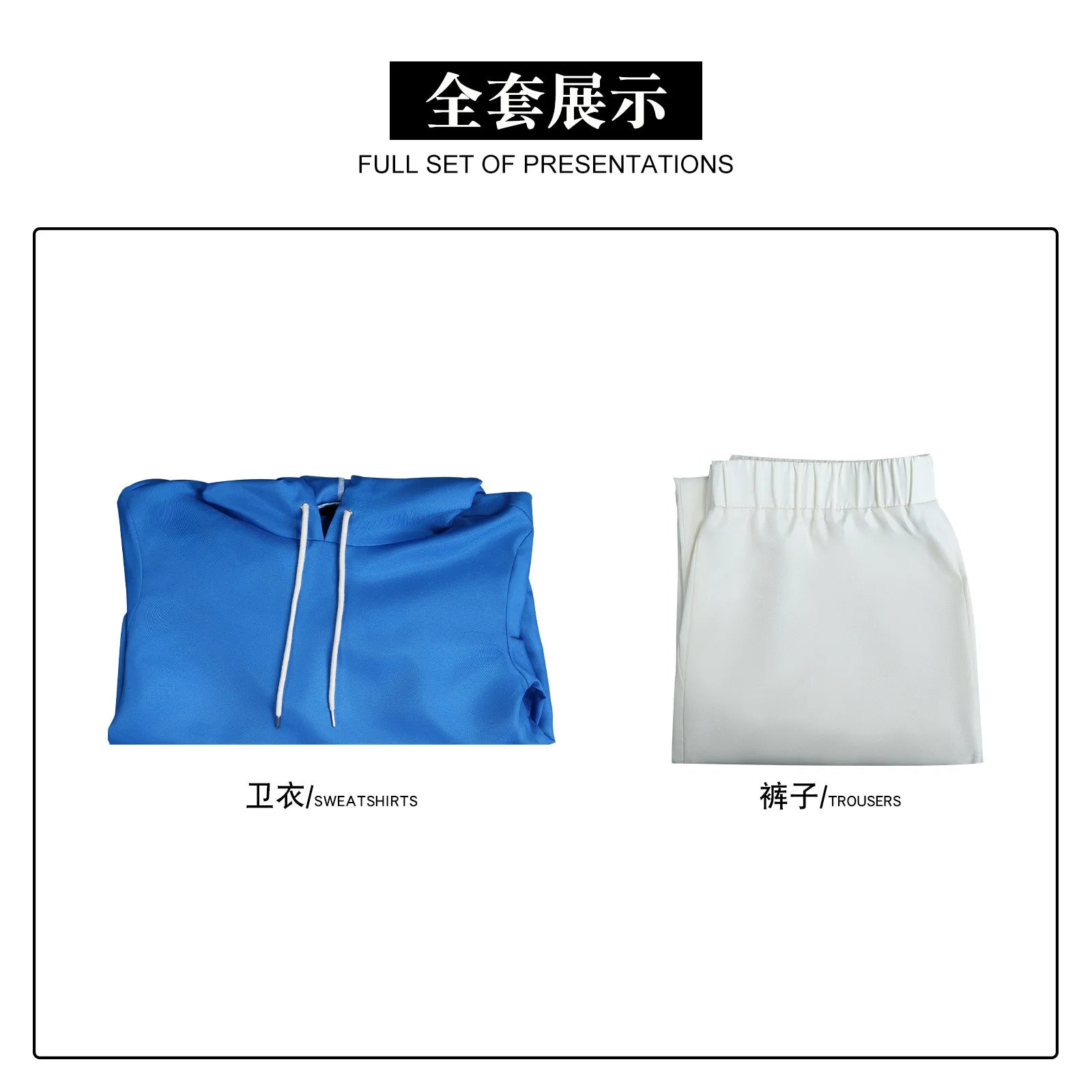 Anime Sakamoto Days Shin Asakura Cosplay Costume Blue Sweatshirt Assassin Halloween Party Women Men Props Accessory