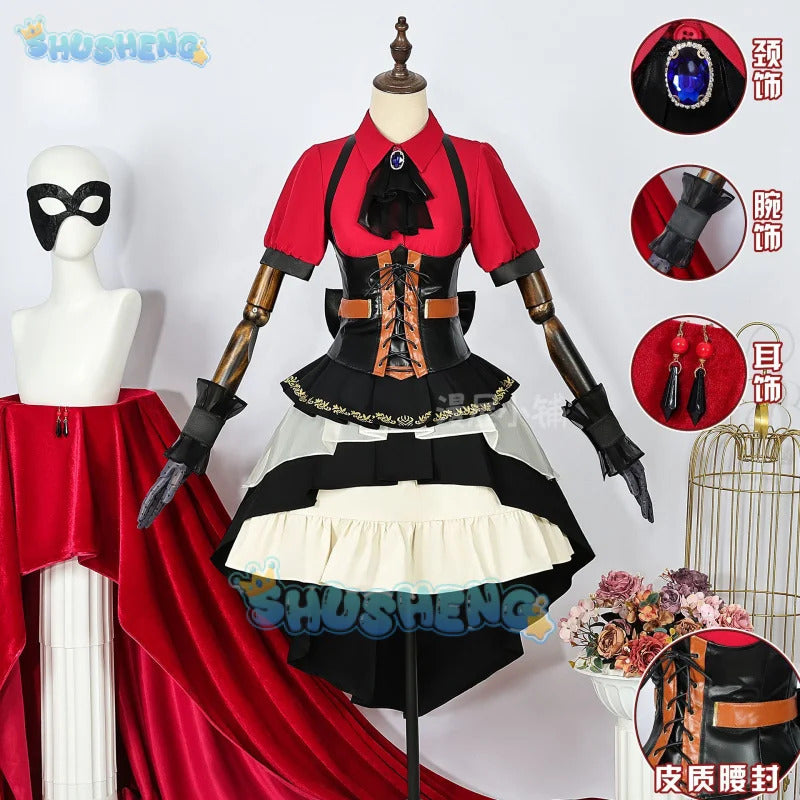 BanG Dream Ave Mujica Mortis Sakiko Togawa Cosplay Costume Uniform Halloween Carnival Party Christmas Play Role Clothes Clothing