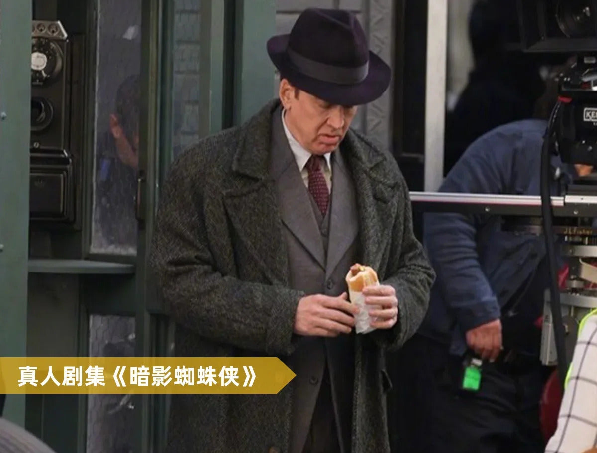 Shusheng-R Movie Noir Man Spider Cosplay Peter Parker Costume Man Fantasia suit coat vest for sale tie hat shoe set Halloween uniform