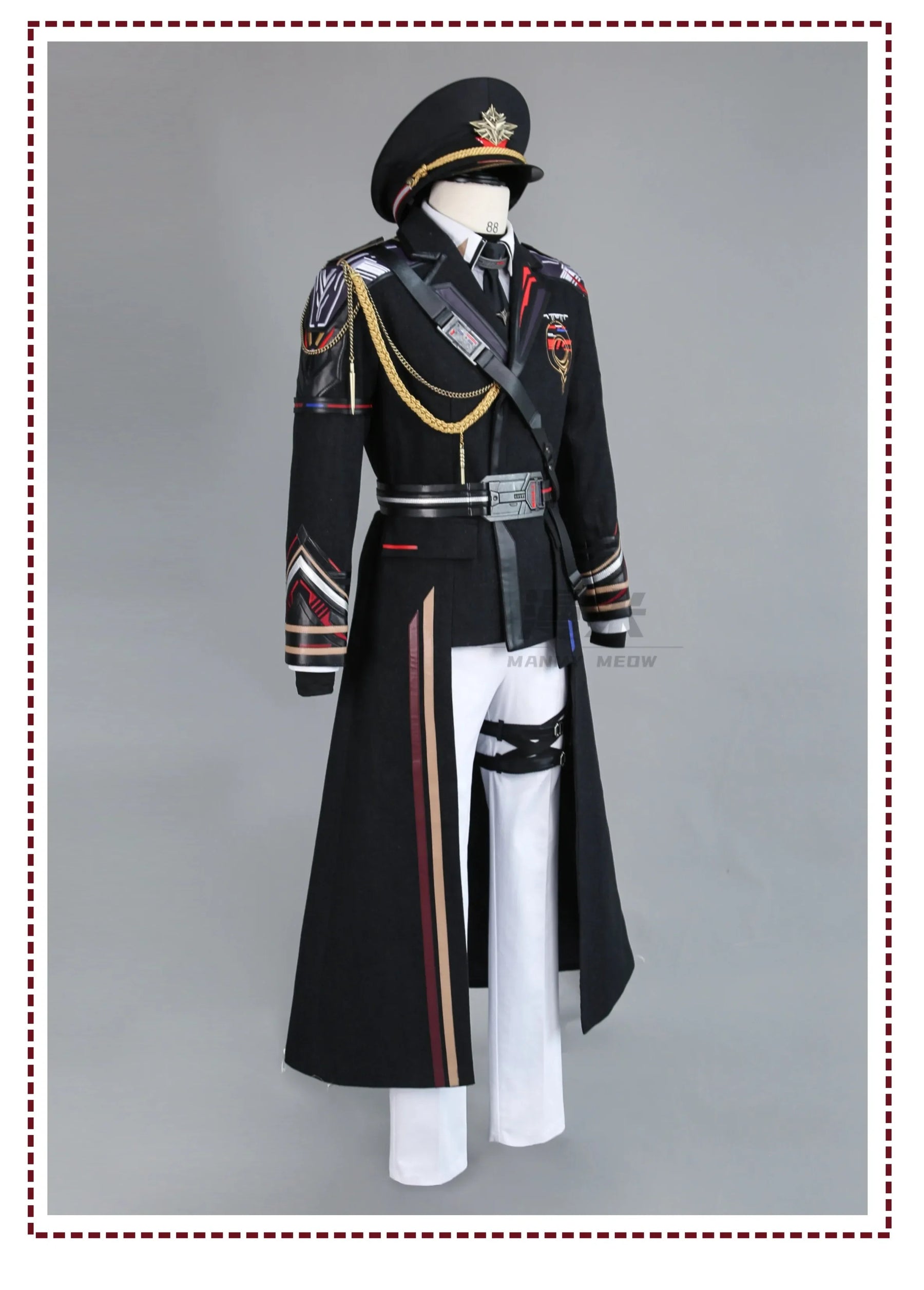 Shusheng-R Love And Deepspace Caleb Cosplay Costume Far Air Naval Officer Uniform Halloween Party for Women Men Carnival