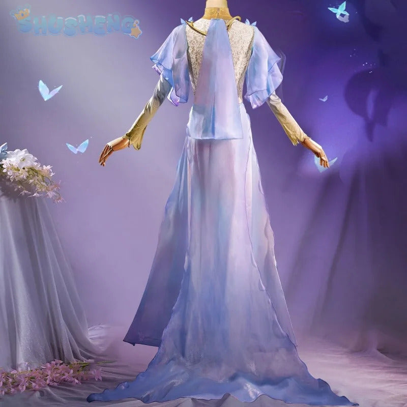 Vera Nair Perfumer Cosplay Game Identity Ⅴ Costume Gorgeous elegant dress prop and accessory set Halloween party Woman uniform