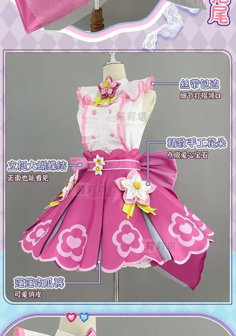 Shusheng-N Anime Pripara Kanon Cosplay Costume Halloween Carnival Sweet Lolita Dress Wig Props Accessories Uniform Woman New Kanon Set