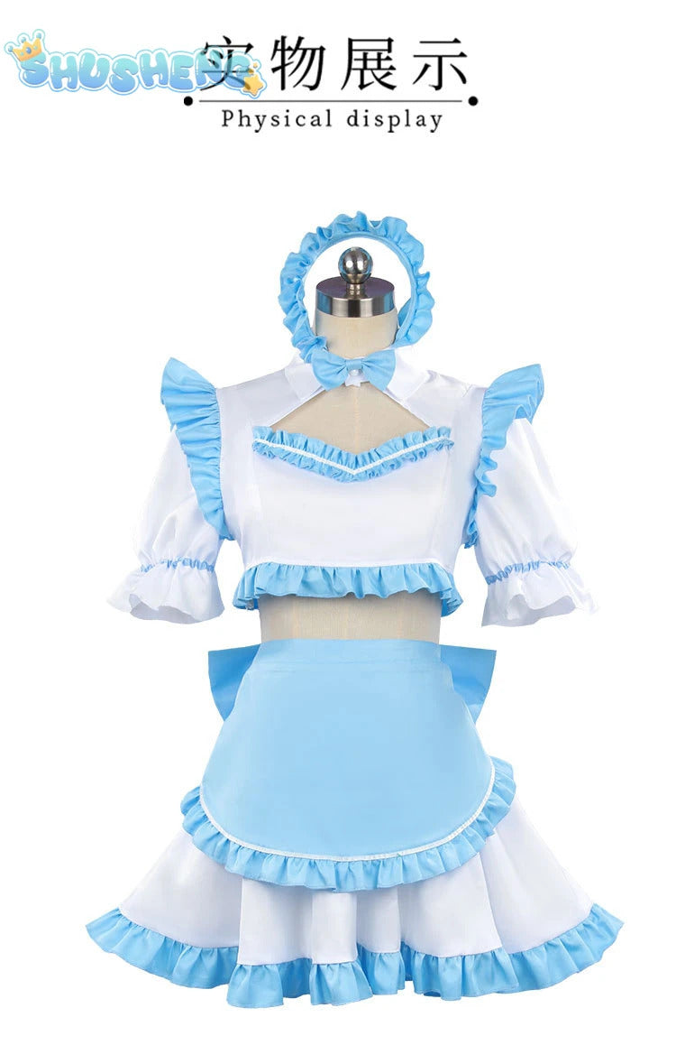 Anime Roshidere Alya Alisa Mikhailovna Kujou Cosplay Maid Costume Wig Yuki Suou Dress Maid Skirt Ayano Kimishima Halloween Women